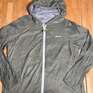 Bench Green Lightweight Packable Windbreaker